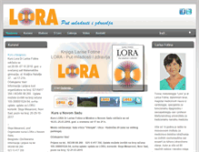 Tablet Screenshot of lora.rs